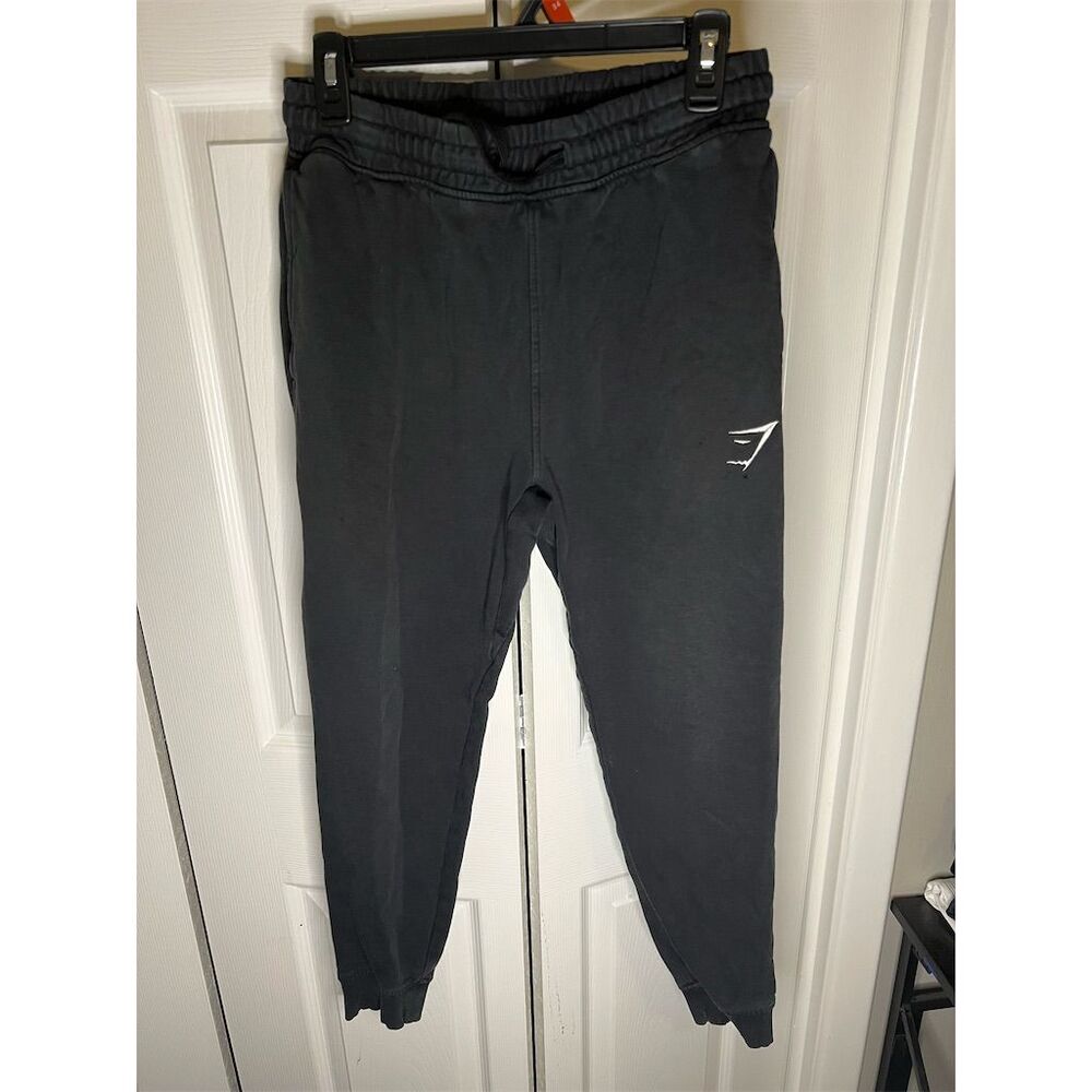 Gymshark Men's Joggers Size S Gray Elastic Waist Activewear Pants